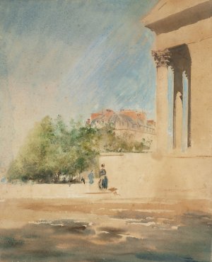 Place de la Madeleine by Giuseppe De Nittis Oil Painting