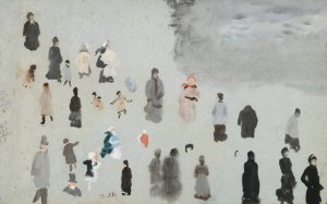 Sulle Strade Di Parigi by Giuseppe De Nittis Oil Painting