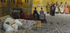 Teodora by Giuseppe De Sanctis Oil Painting