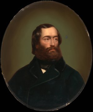 Elisha Kent Kane by Giuseppe Fagnani Oil Painting