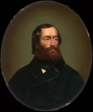 Elisha Kent Kane by Giuseppe Fagnani Oil Painting