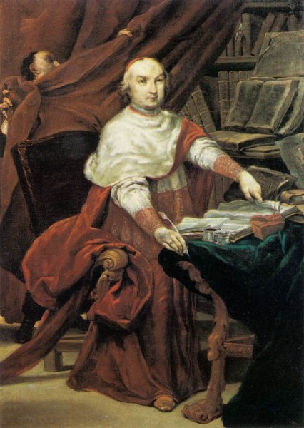 Main Product Photo of Cardinal Prospero Lambertini Painting by Giuseppe Maria Crespi