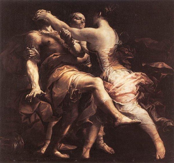 Main Product Photo of Hecuba Blinding Polymnestor Painting by Giuseppe Maria Crespi