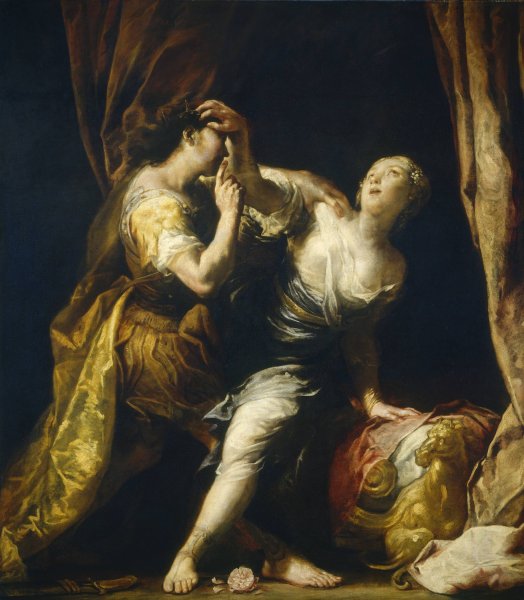 Main Product Photo of Tarquin and Lucretia  Painting by Giuseppe Maria Crespi