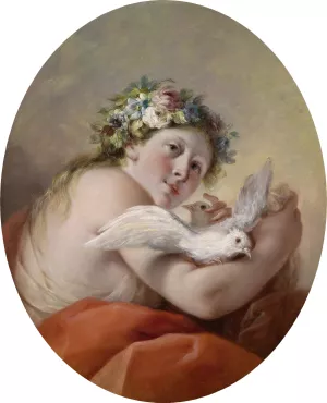 Allegorie Sommer by Giuseppe Nogari Oil Painting