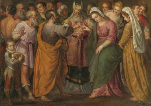 The Marriage Of Joseph And Mary by Giuseppe Porta Oil Painting