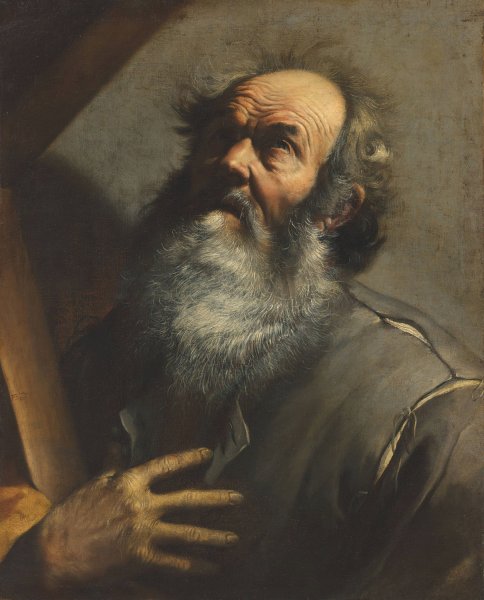 Main Product Photo of Saint Andrew Painting by Giuseppe Vermiglio