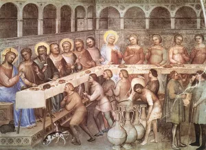 Marriage at Cana painting by Giusto De' Menabuoi