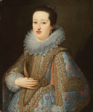 Portrait of Eleonora Gonzaga by Giusto Suttermans Oil Painting