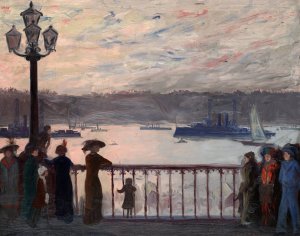 The Fleet by Glenn Coleman Oil Painting