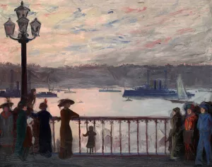 The Fleet by Glenn Coleman Oil Painting