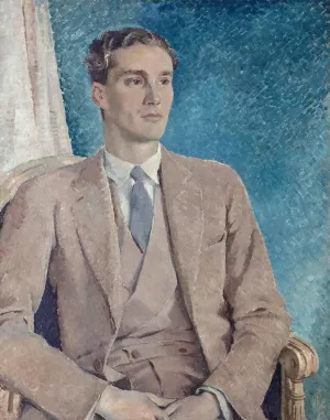 Patrick Buchan-Hepburn, Lord Hailes Oil painting by Glyn Warren Philpot