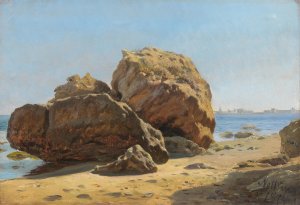 Nettuno by Godfred Christensen Oil Painting
