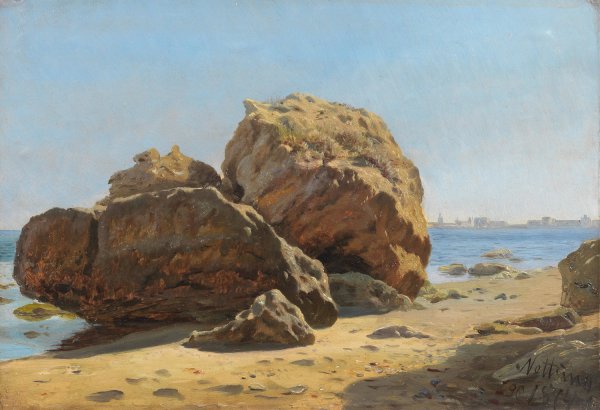 Main Product Photo of Nettuno  Painting by Godfred Christensen
