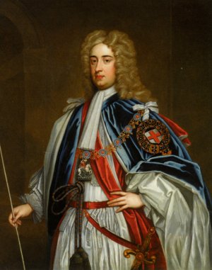 Portrait of Lionel Sackville by Godfrey Kneller Oil Painting