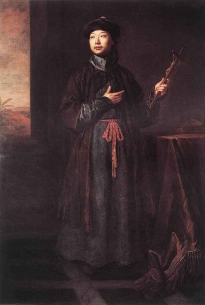 The Chinese Convert by Godfrey Kneller - Hand-Painted Oil Painting Reproduction