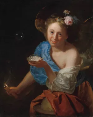 An Allegory of Fortune by Godfried Schalcken Oil Painting