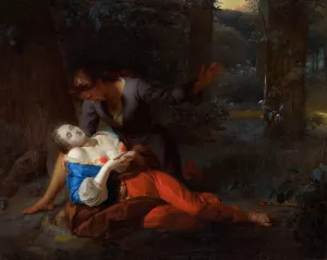 Cephalus and Procris by Godfried Schalcken Oil Painting