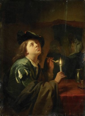 Differing tastes by Godfried Schalcken Oil Painting