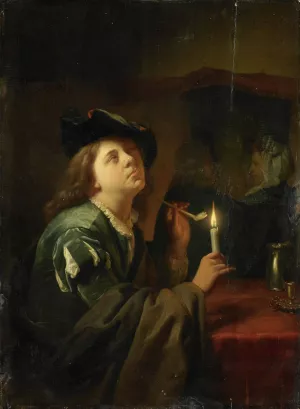 Differing tastes by Godfried Schalcken Oil Painting