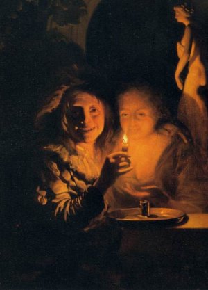 Lovers Lit by a Candle