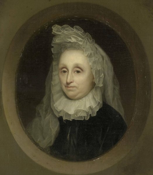Portrait of Josnia Parduyn  by Godfried Schalcken - Hand-Painted Oil Painting Reproduction