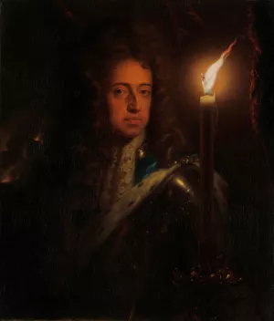 Portrait of William III by Godfried Schalcken Oil Painting