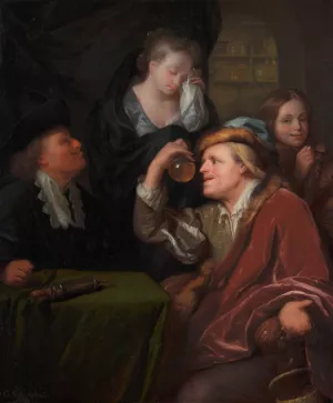 The Doctor's Examination by Godfried Schalcken Oil Painting