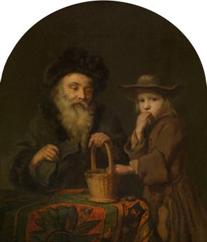 Two Ages by Godfried Schalcken Oil Painting