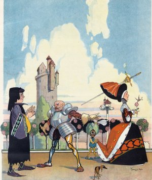 As it was in 1400 by Gordon Ross Oil Painting
