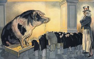 Senatorial courtesy by Gordon Ross Oil Painting