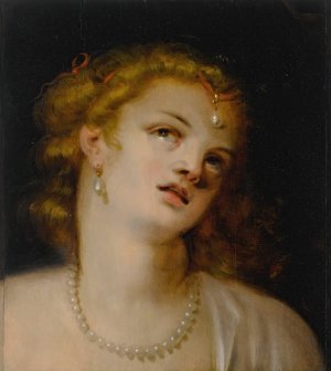 Head of a lady by Gortzius Geldorp Oil Painting