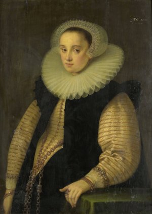Hortensia del Prado by Gortzius Geldorp Oil Painting