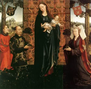 The Gift of Kalmthout by Goswijn Van Der Weyden Oil Painting