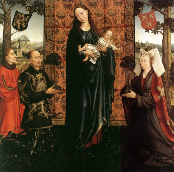 Main Product Photo of The Gift of Kalmthout Painting by Goswijn Van Der Weyden