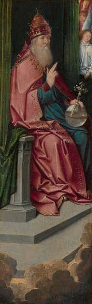 Main Product Photo of God the Father  Painting by Goswin Van Der Weyden