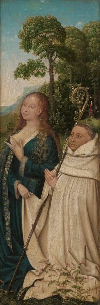 Maria Mediatrix and Antonius Tsgrooten by Goswin Van Der Weyden Oil Painting