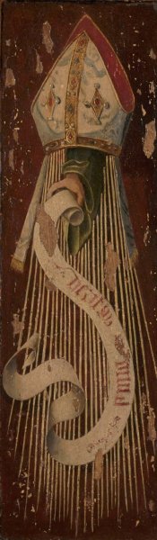 Mitre and Motto of Tongerlo Abbey by Goswin Van Der Weyden Oil Painting