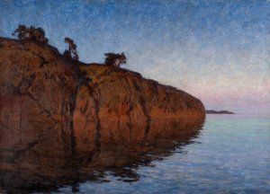 At Twilight by Gottfrid Kallstenius Oil Painting