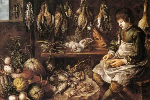 Still-Life with Game-Birds by Gottfried Libalt - Oil Painting Reproduction