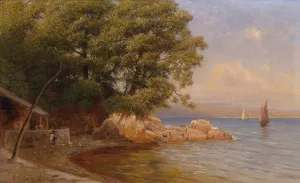 An der Kuste Oil painting by Gottfried Seelos