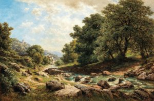 Sudliche Idylle by Gottfried Seelos Oil Painting