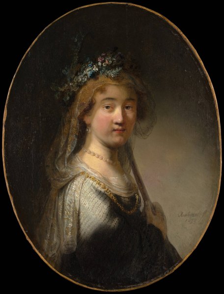A Young Woman as a Shepherdess by Govert Flinck - Hand-Painted Oil Painting Reproduction