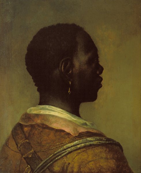 Head of a Black Man  by Govert Flinck - Hand-Painted Oil Painting Reproduction