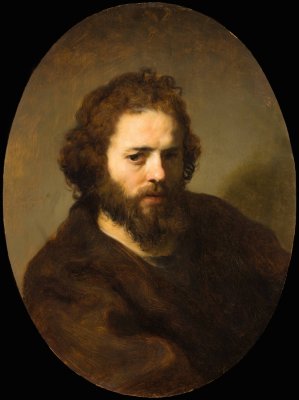 Portrait of a Bearded Man by Govert Flinck Oil Painting