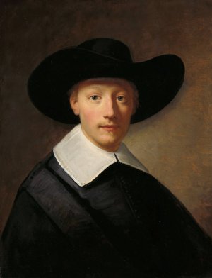 Portrait of a Man by Govert Flinck Oil Painting
