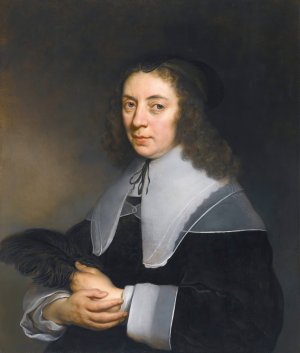 Portrait Of Dorothea Berck Of Alblasserdam  by Govert Flinck Oil Painting