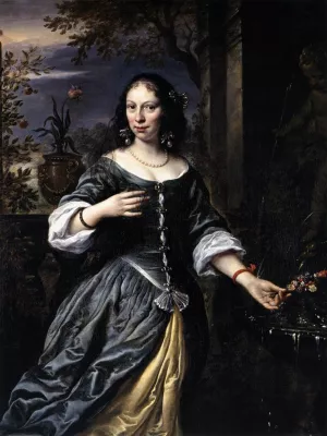 Portrait of Margaretha Tulp by Govert Teunisz. Flinck - Oil Painting Reproduction