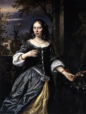 Portrait of Margaretha Tulp Oil painting by Govert Teunisz. Flinck