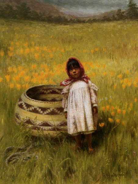 Main Product Photo of Frannys Girl Grace Painting by Grace Carpenter Hudson